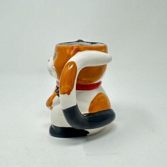 3D Calico Cat Surprise Mouse Inside Ceramic Tea Cup Coffee Mug Pier 1 Imports - Picture 13 of 16